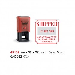 Self Inking Date Stamp 43132 32x32m